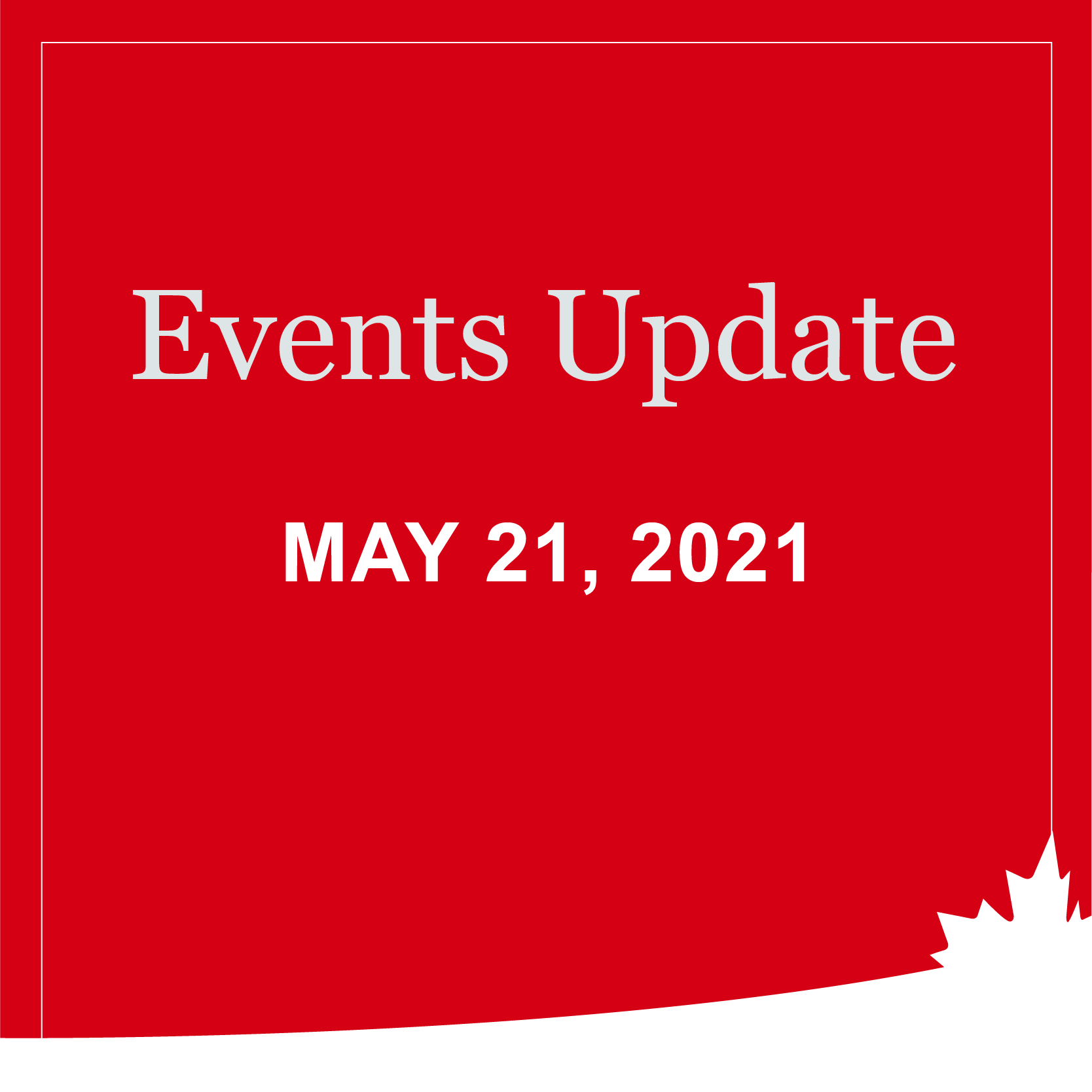 Events Update May 21, 2021 Skate Ontario
